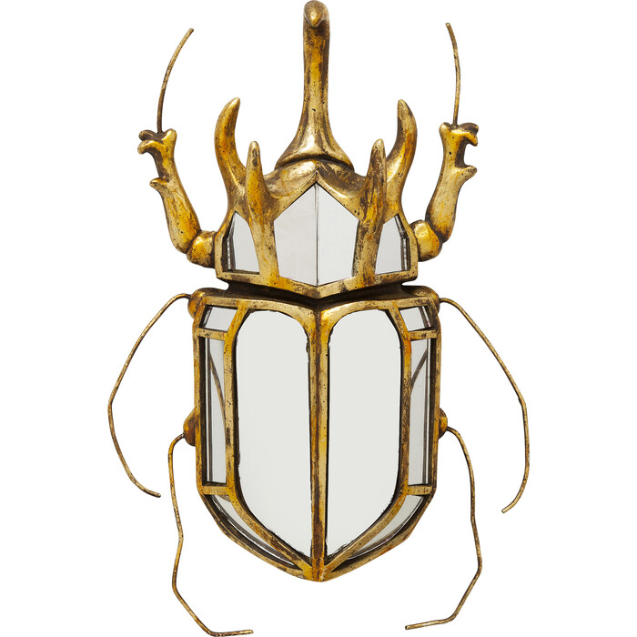 [51221] Wall Object Beetle Mirror 25x39cm