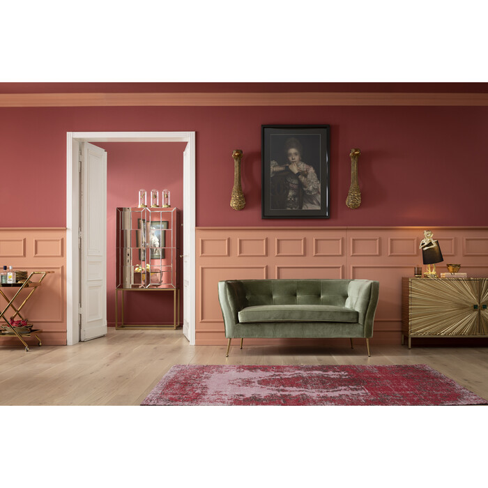 [51492] Objet mural Ostrich doré 19x72cm - 2
