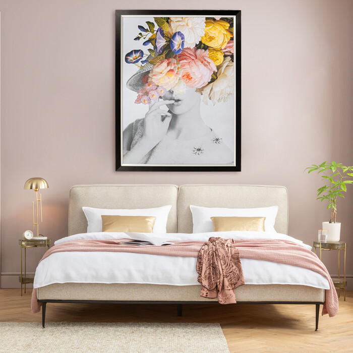 Picture Frame Flower Lady Pastel 117x154cm