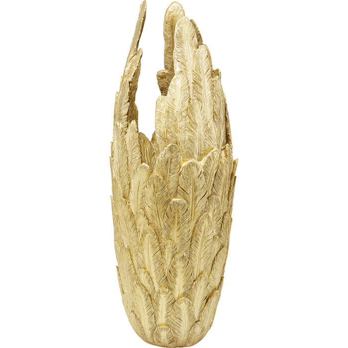 Vase Feathers Gold 91cm