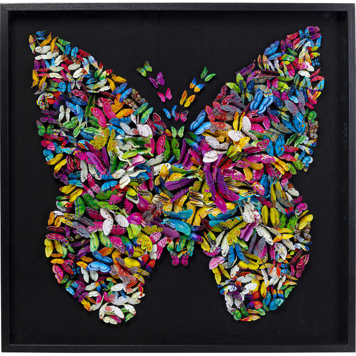 Cuadro Farfalla 120x120cm