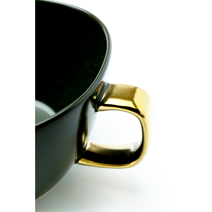 [51709] Taza con platillo Vibrations negro - 3