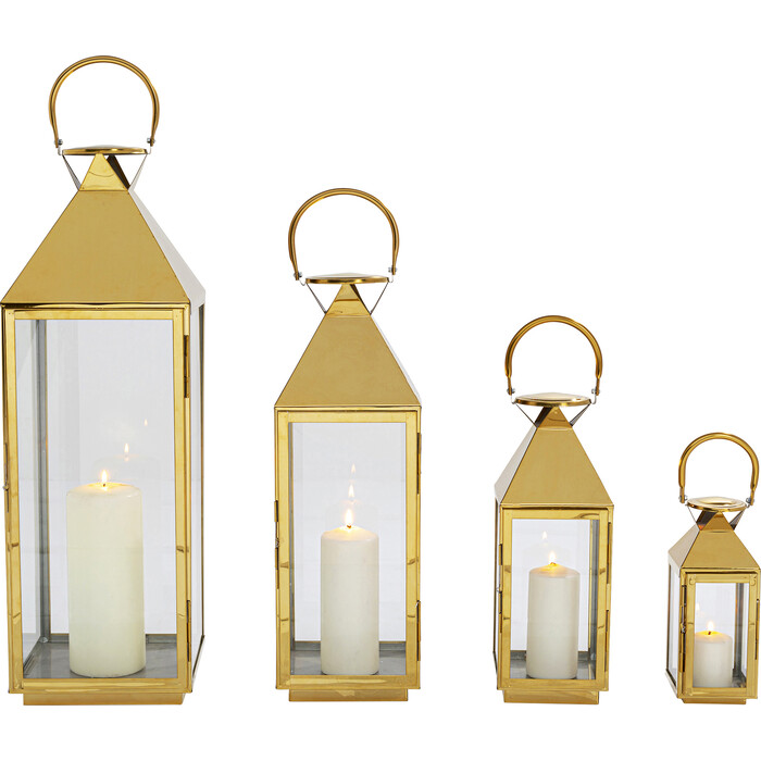 Farol Giardino oro (4/Set)