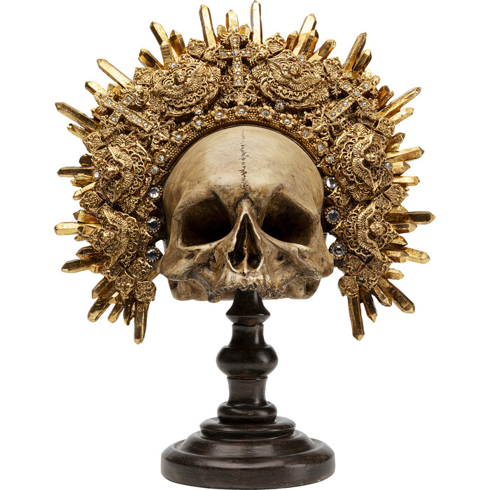 [51926] Deco Object King Skull 42cm