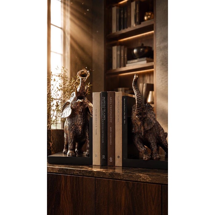 Bookend Elephants 42cm (2/Set)