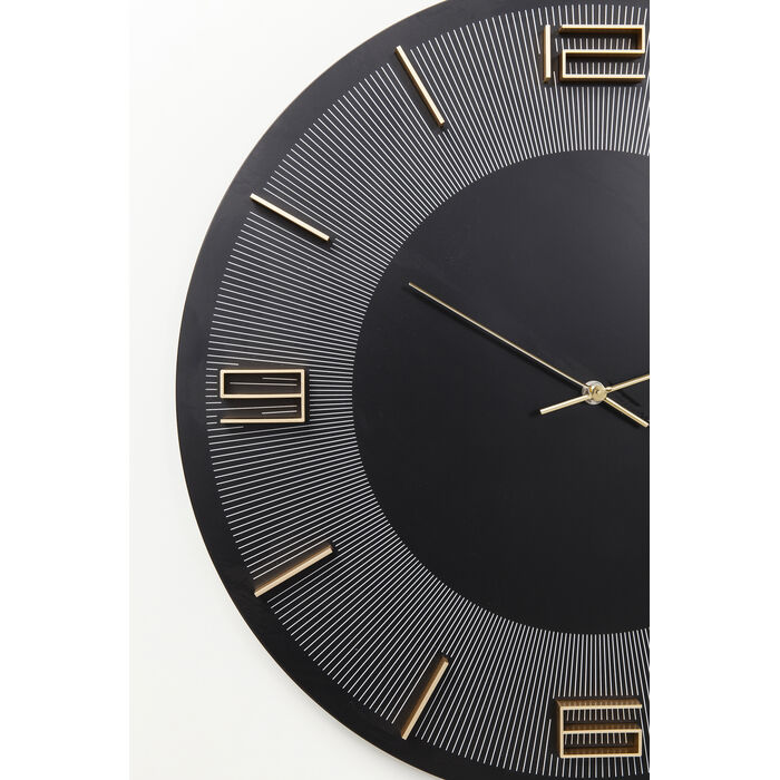 [52053] Horloge murale Leonardo noir/doré Ø49cm - 4