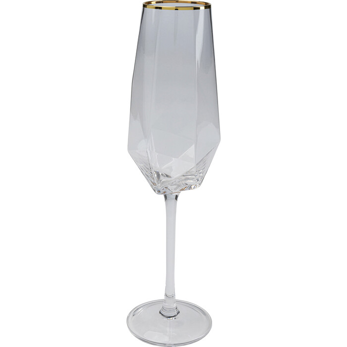 Gotë Shampanje Diamond Gold Rim