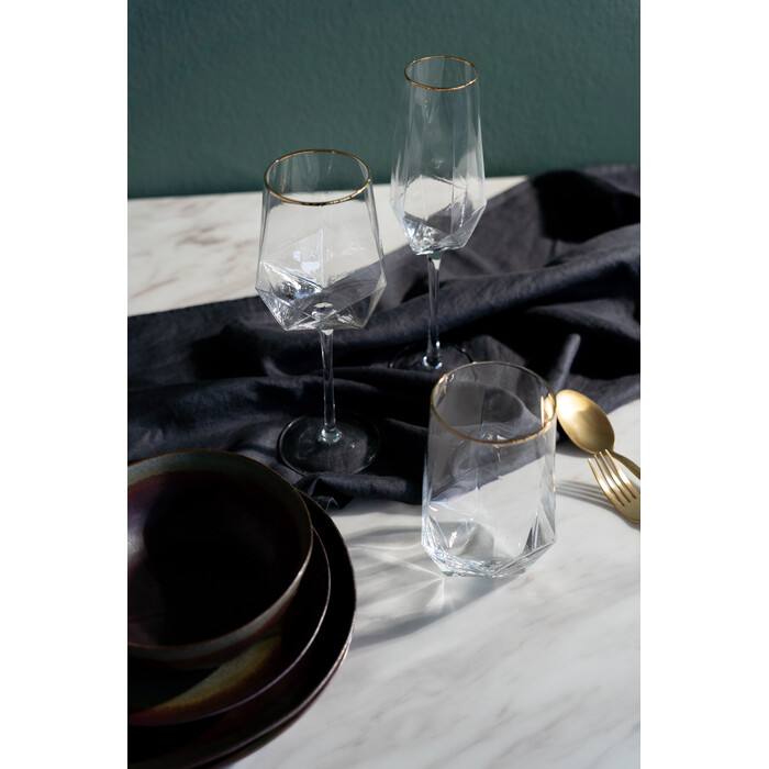 [52212] Copa cava Diamond oro Rim - 2