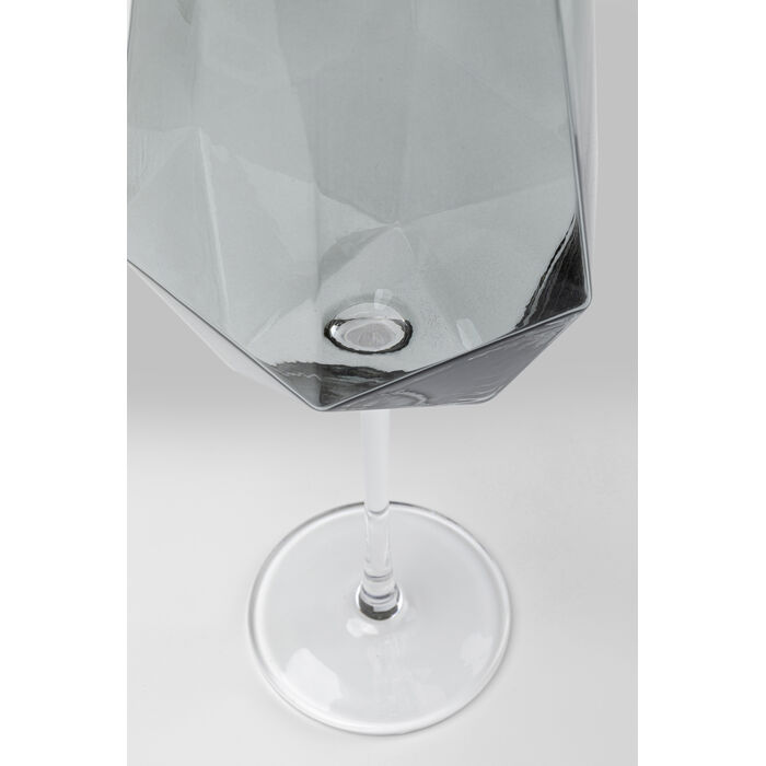 [52216] Wine Glass Diamond Smoke - 4