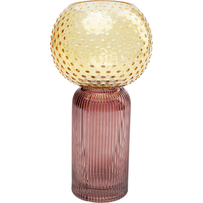 [52265] Vase Marvelous Duo jaune violet 31cm