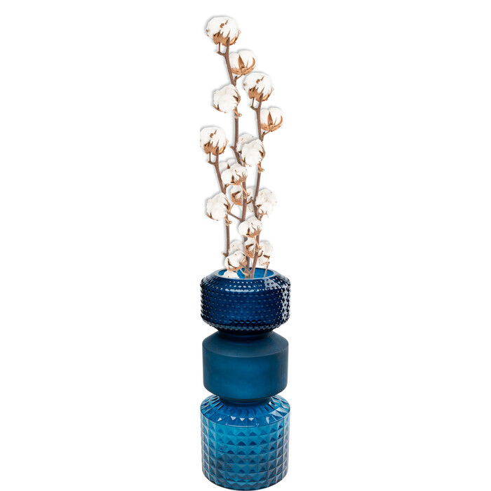 [52267] Vase Marvelous Duo Blue 42cm - 2