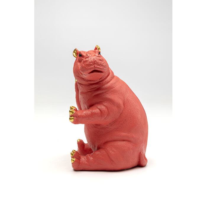 [52302] Bookend Hippo Pink (2/Set) - 3