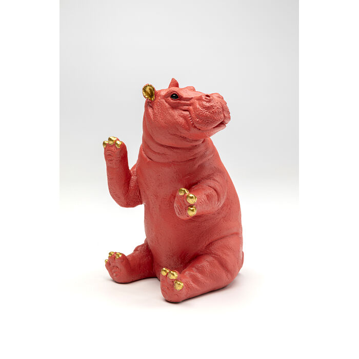 [52302] Bookend Hippo Pink (2/Set) - 4
