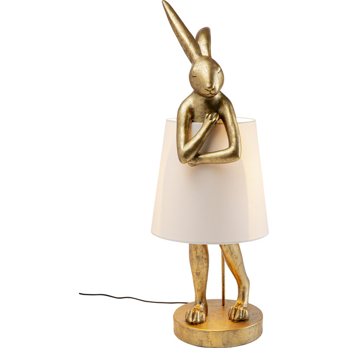 Ширээний Гэрэл Амьтны Туулай Алтан/Цагаан 88cm