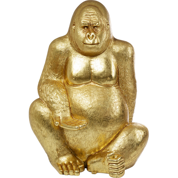 Deco Figurine Gorilla Gold XL 180