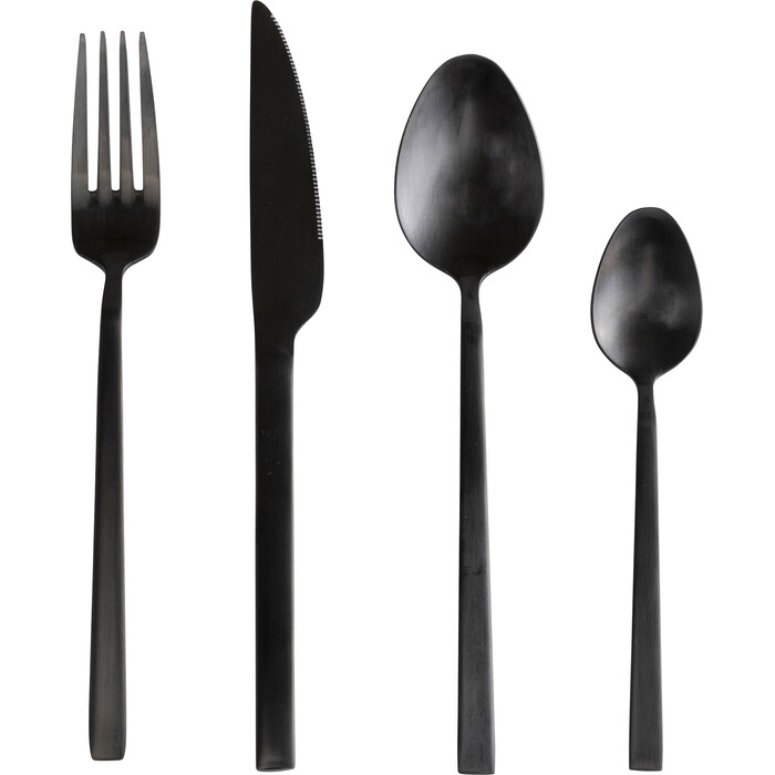 Cutlery Gloria Matt Black (16/part)