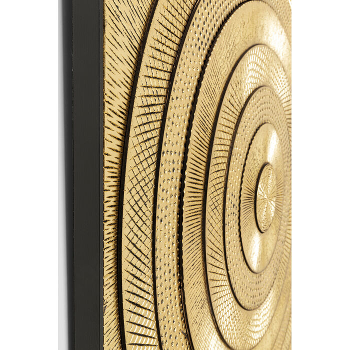 [52766] Cuadro (objetos) Art Circle oro 120x120cm - 3