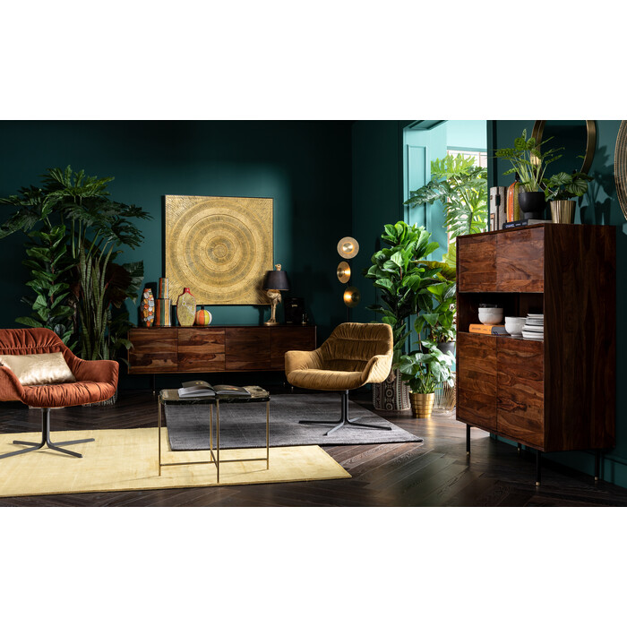[52766] Cuadro (objetos) Art Circle oro 120x120cm - 2