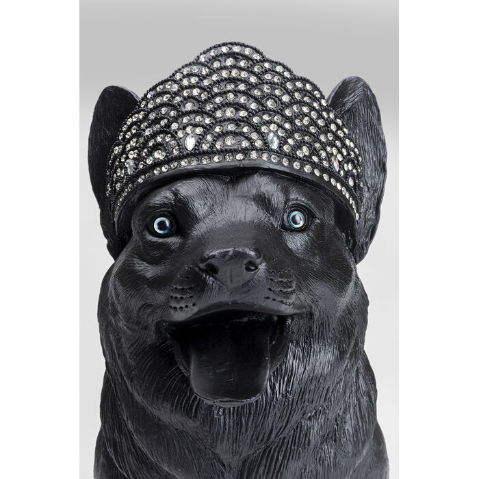 [52817] Figurine décorative Royal Standing Corgi noir 52cm - 3