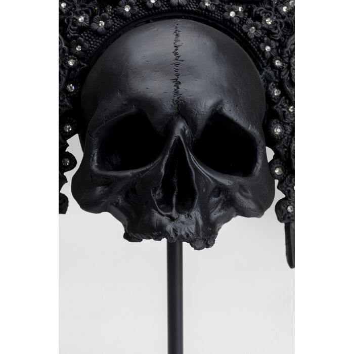 [52821] Objet décoratif King Skull noir 49cm - 3