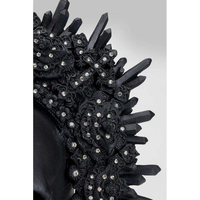 [52821] Objet décoratif King Skull noir 49cm - 4