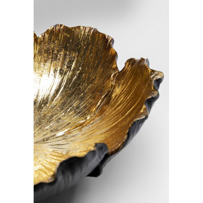 [52833] Coupe décorative Flower Bloom noir-doré Ø25cm - 4