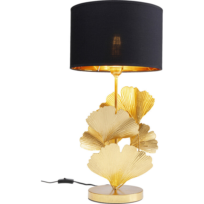 Lampe à poser Flores doré 62cm