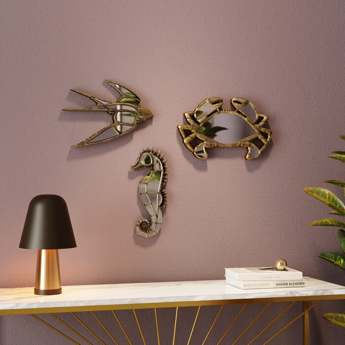 Objet mural Swallow Mirror 37x25cm