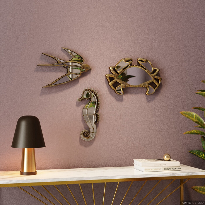 Objet mural Swallow Mirror 37x25cm