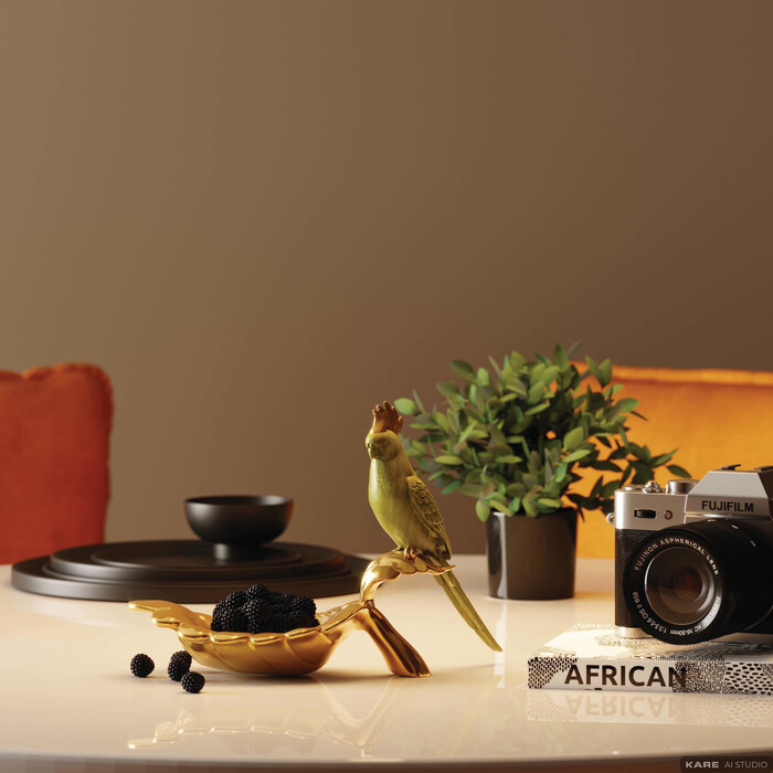Deco Bowl Parrot Guard 10x21cm
