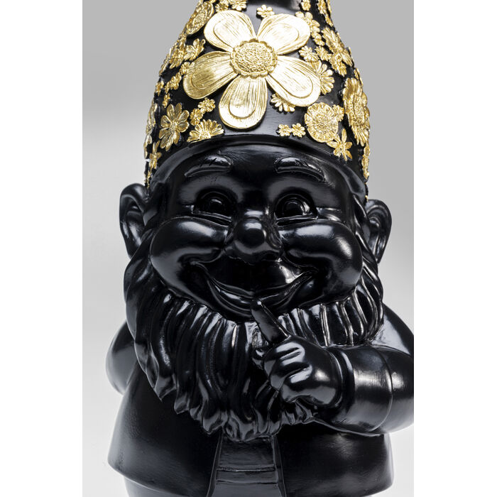 [52947] Figurine décorative Nain Standing noir-doré 45 - 3