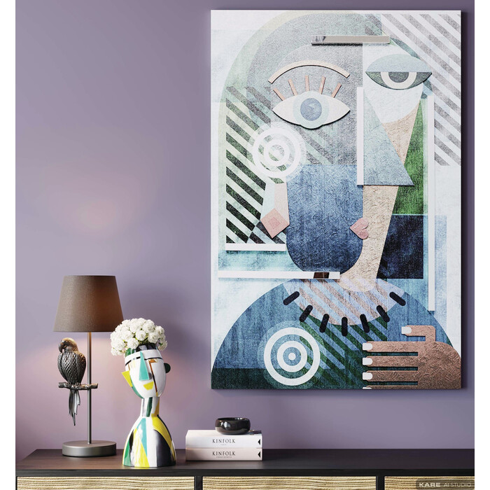 [52956] Vase Visage Heureux 43cm - 2