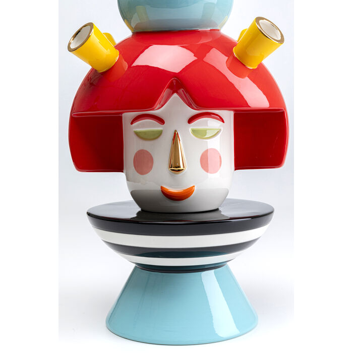 [52957] Deco Vase Puppet Girl 36cm - 3