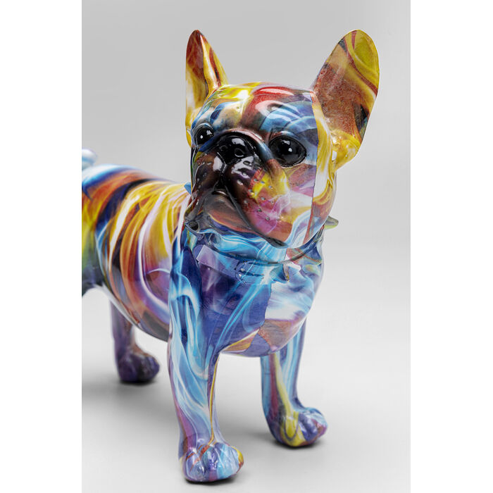 [53008] Deco Figurine Frenchie Colorful 24cm - 3