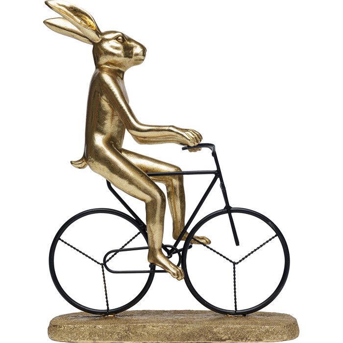 [53068] Deco Object Cyclist Rabbit 39cm