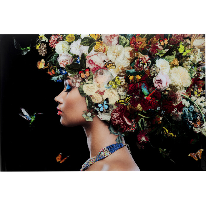 Cuadro cristal Bunch of Flowers 150x100cm