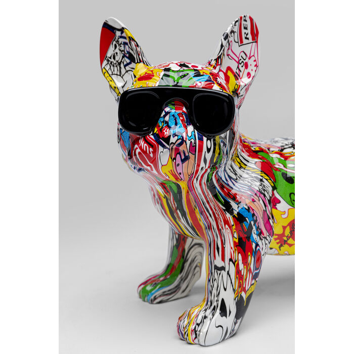 [53127] Deco Figurine Comic Dog Glasses 25cm - 3