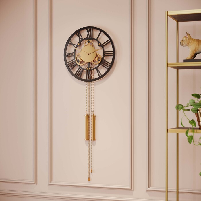 [53300] Horloge murale Clockwork 126x46cm - 1