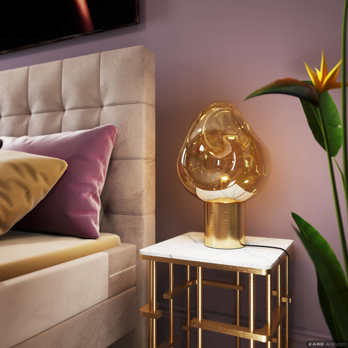 Table Lamp Supernova Amber 38cm