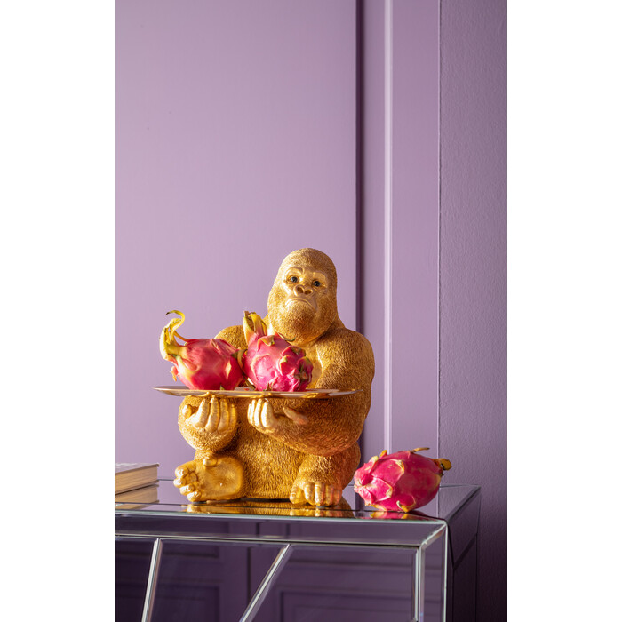 Deco Figurine Gorilla Butler 37cm