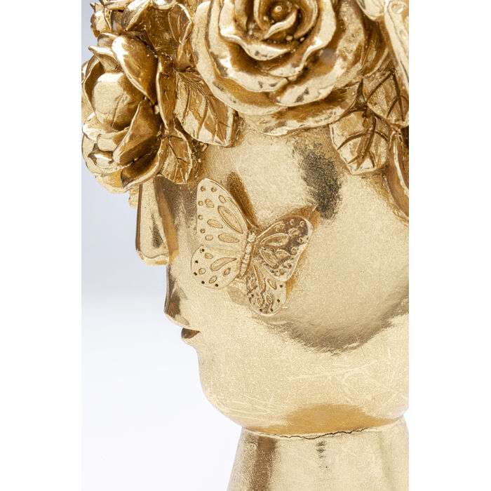 [53386] Deco Vase Flowercrown Gold 31cm - 3