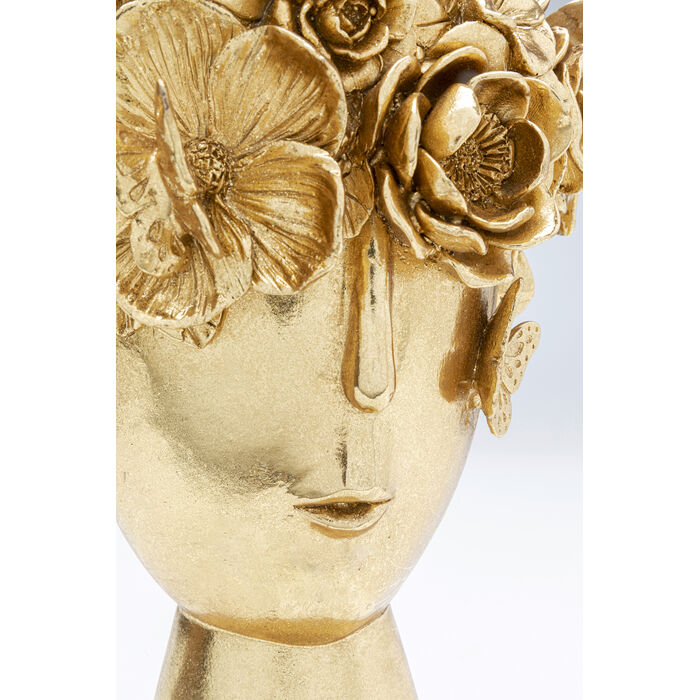 [53386] Deco Vase Flowercrown Gold 31cm - 4