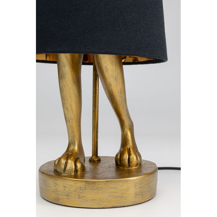 [53470] Lámpara mesa Animal Rabbit oro/negro 68cm - 4