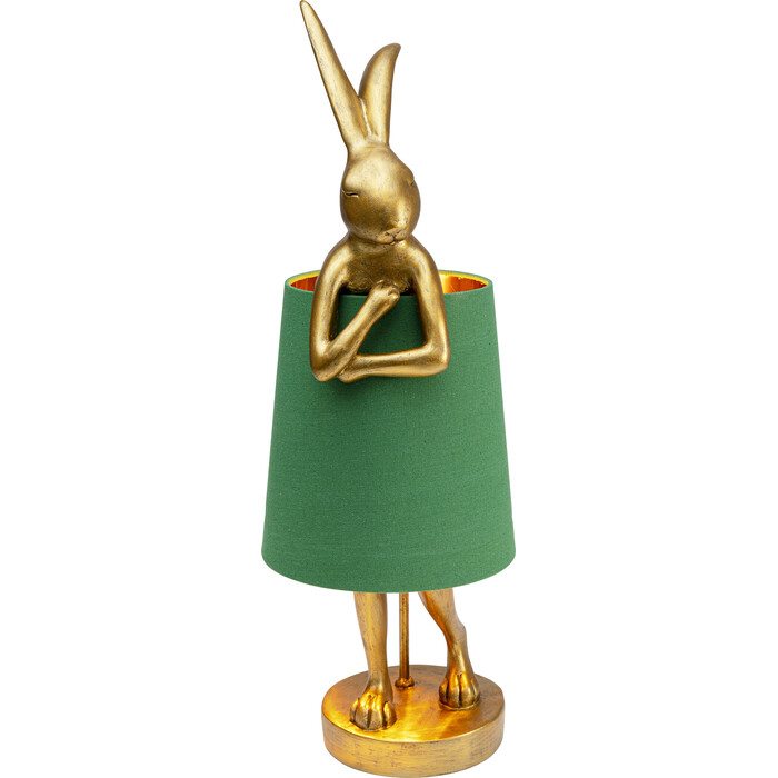 Ширээний Гэрэл Амьтны Туулай Алтан/Ногоон 68cm