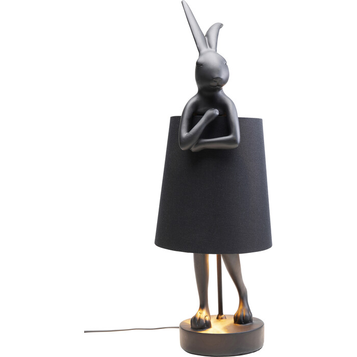 Ширээний Гэрэл Амьтны Туулай Мат Хар 68cm