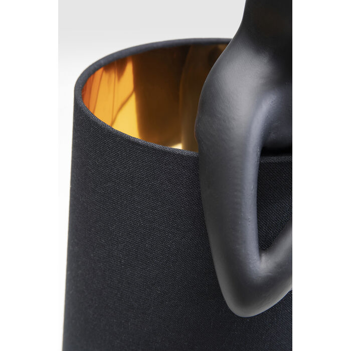 [53473] Table Lamp Animal Rabbit Matt Black 68cm - 4