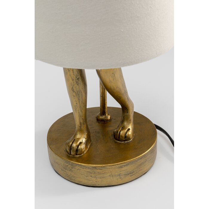 [53474] Lampe à poser Animal Rabbit doré/blanc 50cm - 4