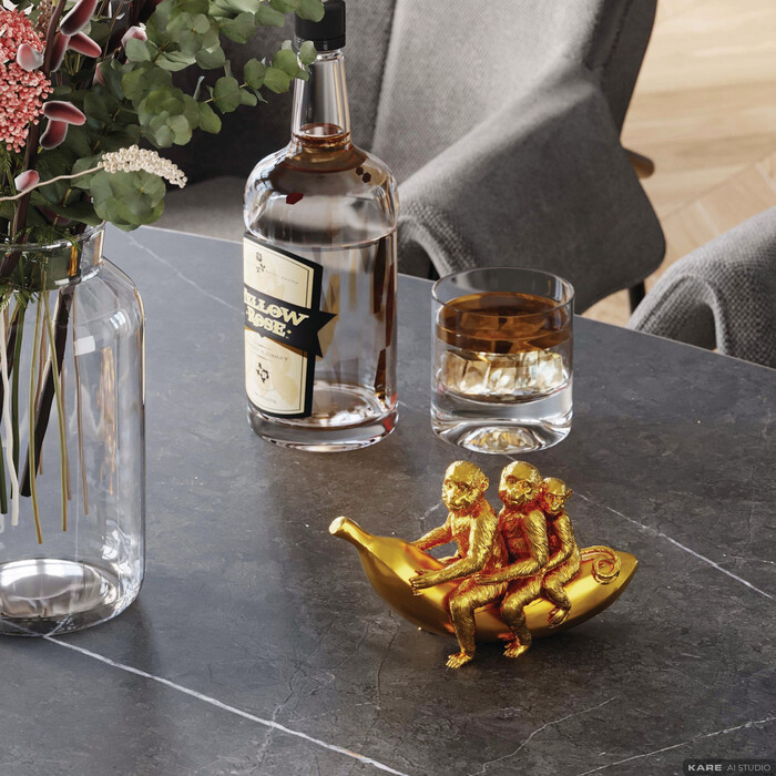 Deco Figurine Banana Ride 12cm