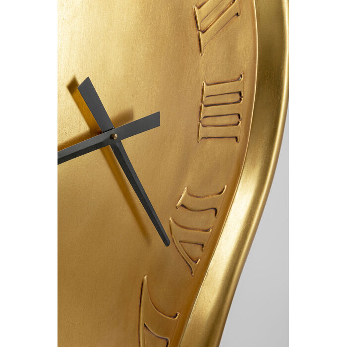 [53519] Wall Clock Big Drop Gold 92x127cm - 4