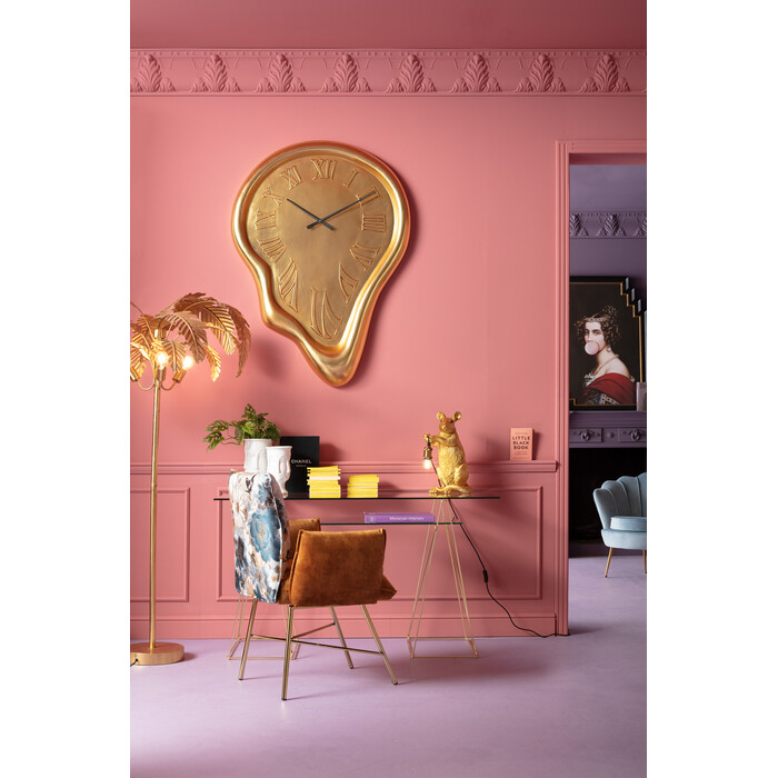 Ceas de perete Big Drop Gold 92x127cm